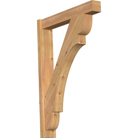 Ekena Millwork Olympic Block Smooth Outlooker, Western Red Cedar, 5 1/2"W x 30"D x 42"H OUT06X30X42OLY05SWR